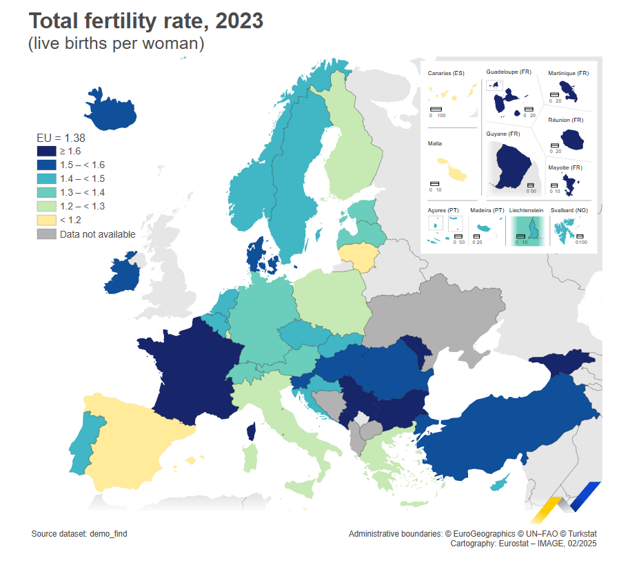 fertilitet u eu