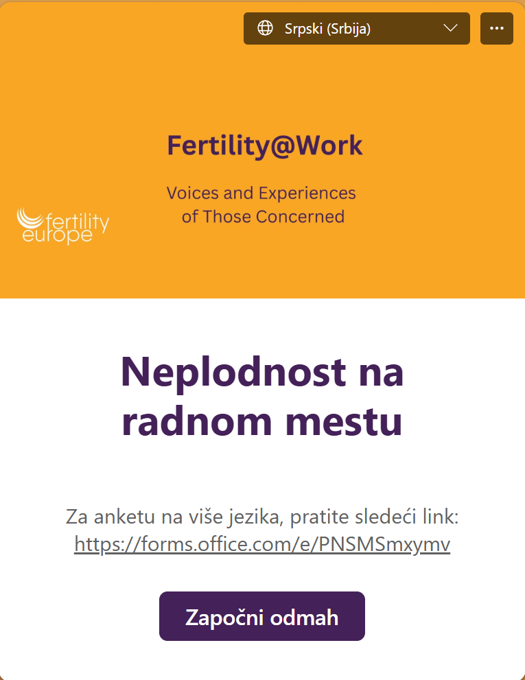 anketa NEPLODNOST NA RADNOM MESTU